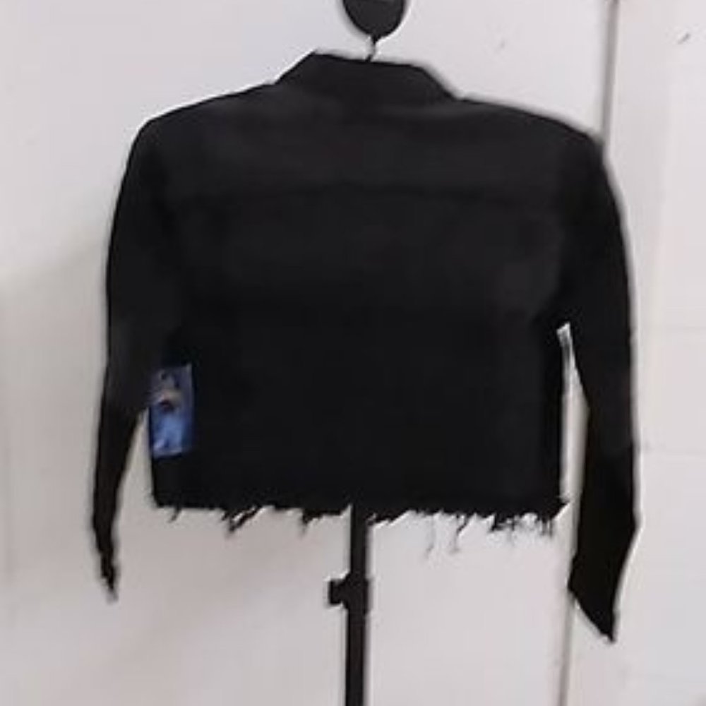 Black Denim Jean Jacket 1282 - Picture 4 of 5
